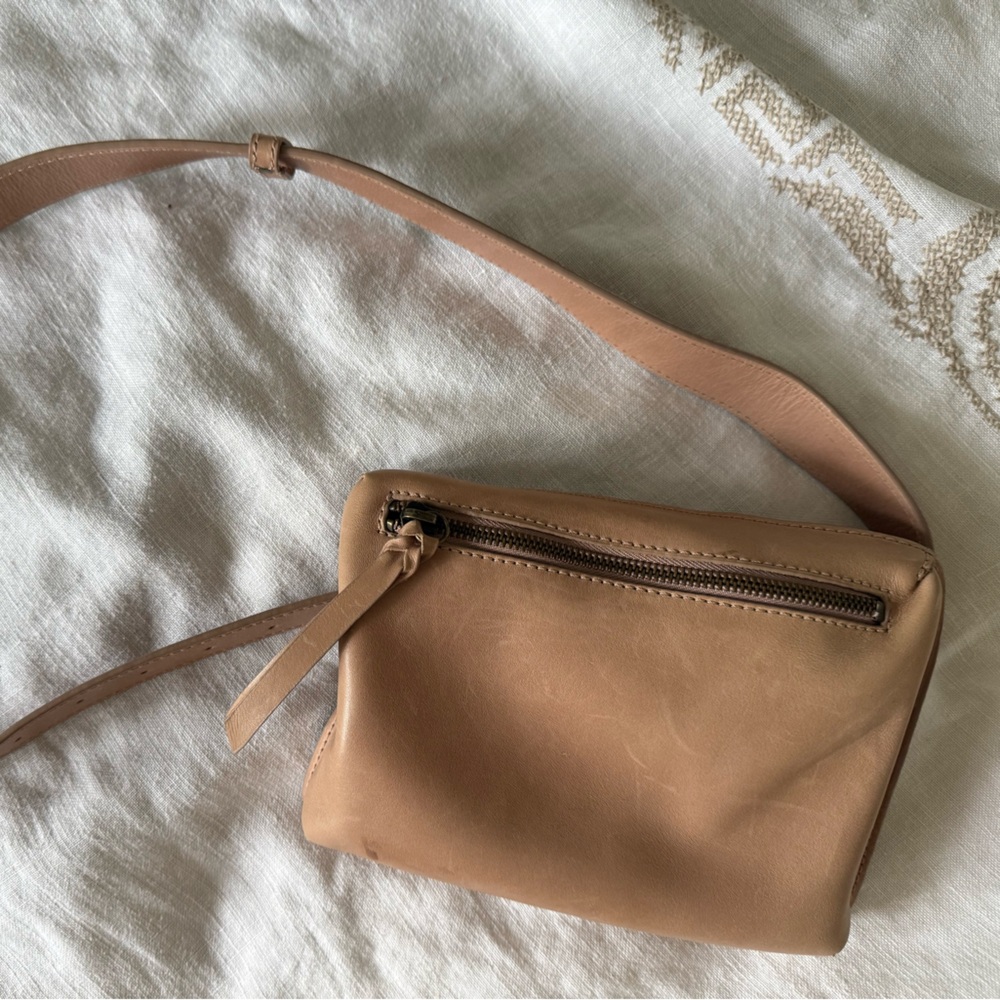 Able Leather Tan Crossbody